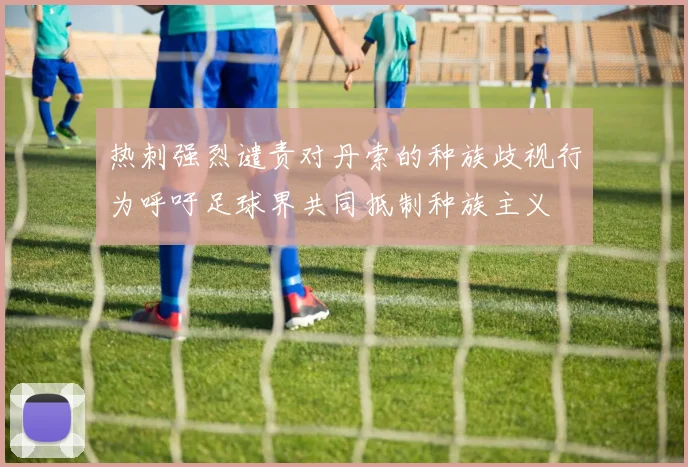 热刺强烈谴责对丹索的种族歧视行为呼吁足球界共同抵制种族主义